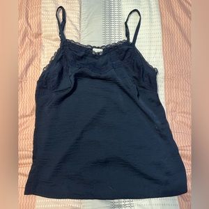 Cabi XS Navy Lace Cami